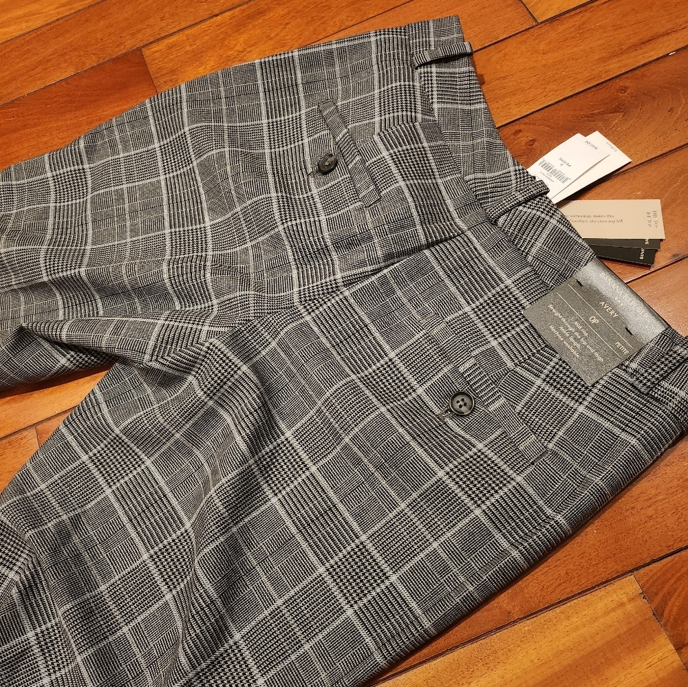 Banana Republic Glen Plaid Avery Pants - Picture 3 of 3